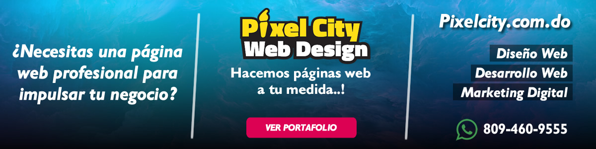 En Pixelcity.com.do hacemos páginas web profesional desde cero y sin plantilla.